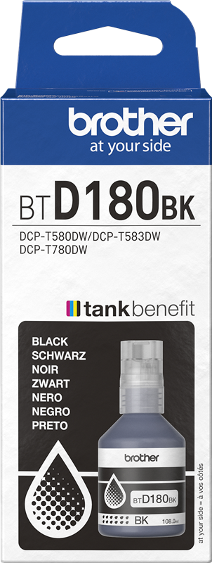 Brother BTD-180BK Druckerpatrone Schwarz – Original