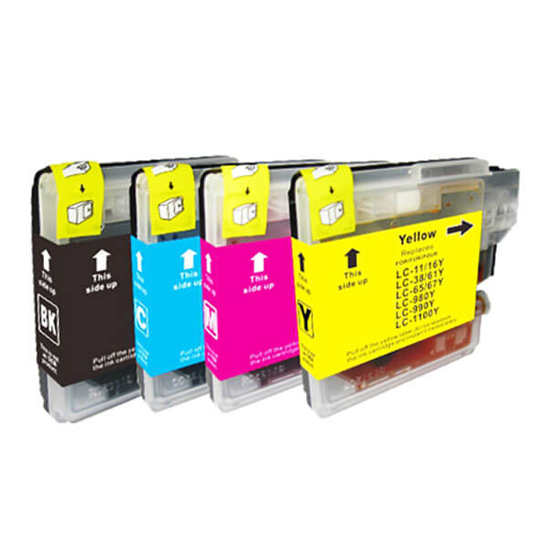 Brother LC-1100 Druckerpatrone 4er-Pack – kompatibel
