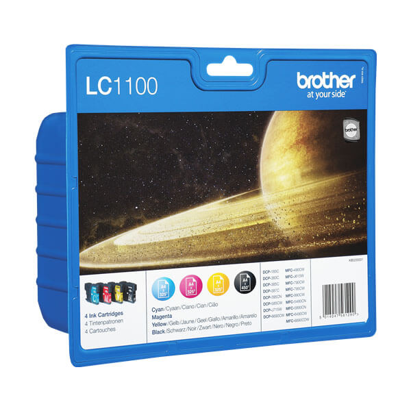 Brother LC-1100 Druckerpatrone 4er-Pack – Original