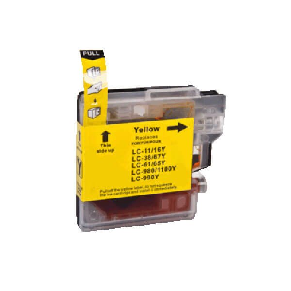 Brother LC-1100 Druckerpatrone Gelb – kompatibel