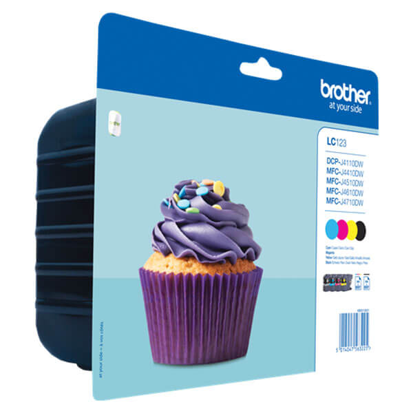 Brother LC-123 Druckerpatrone 4er-Pack – Original