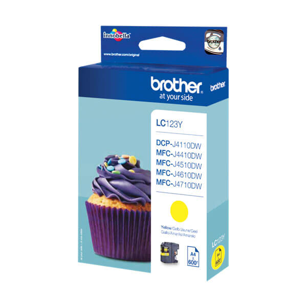 Brother LC-123 Druckerpatrone Gelb – Original