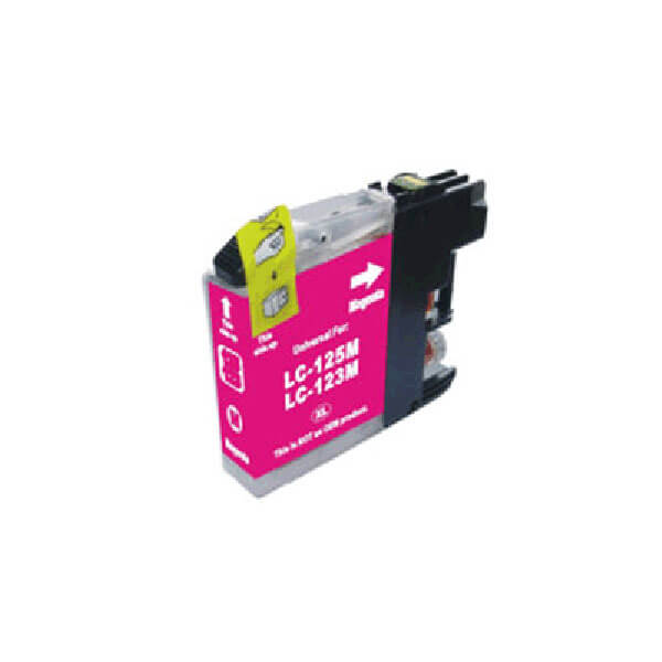 Brother LC-123 Druckerpatrone Magenta – kompatibel