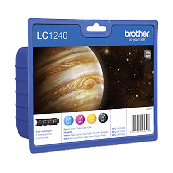 Brother LC-1240 Druckerpatrone 4er-Pack – Original