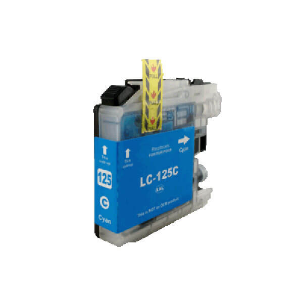 Brother LC-125 Druckerpatrone Cyan – kompatibel