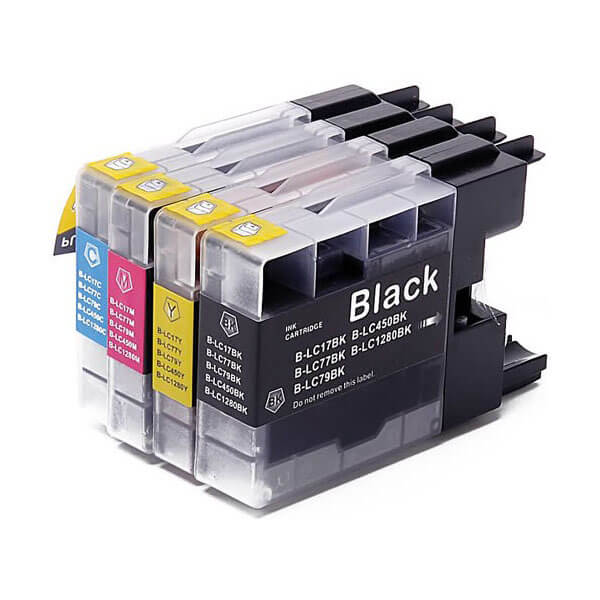 Brother LC-1280 Druckerpatrone 4er-Pack – kompatibel