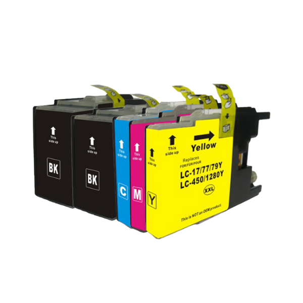 Brother LC-1280 Druckerpatrone 5er-Pack – kompatibel