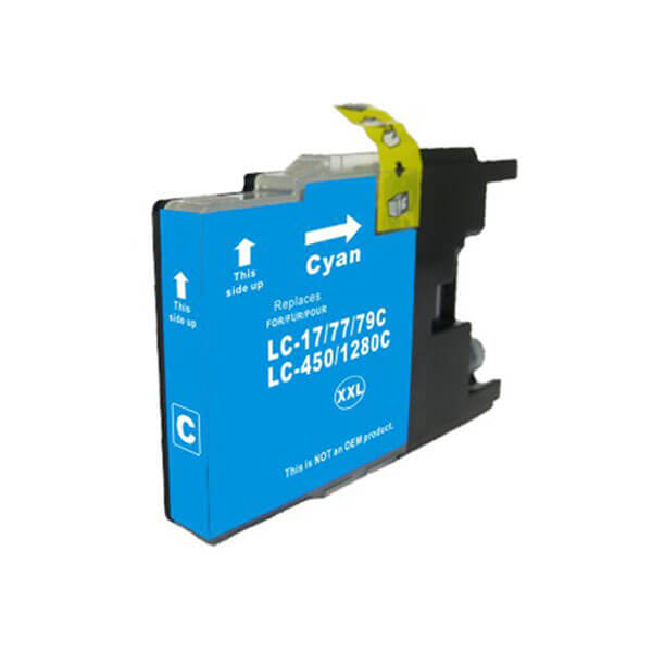 Brother LC-1280 Druckerpatrone Cyan – kompatibel