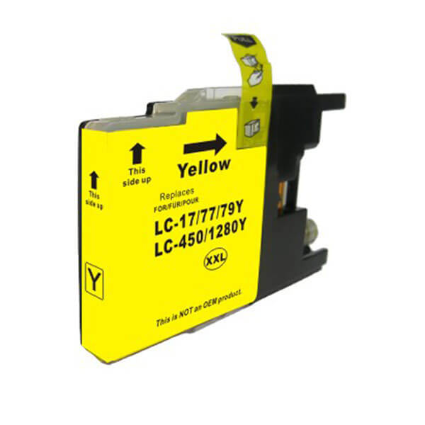 Brother LC-1280 Druckerpatrone Gelb – kompatibel