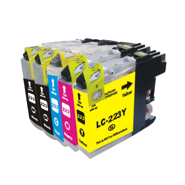 Brother LC-223 Druckerpatrone 5er-Pack – kompatibel