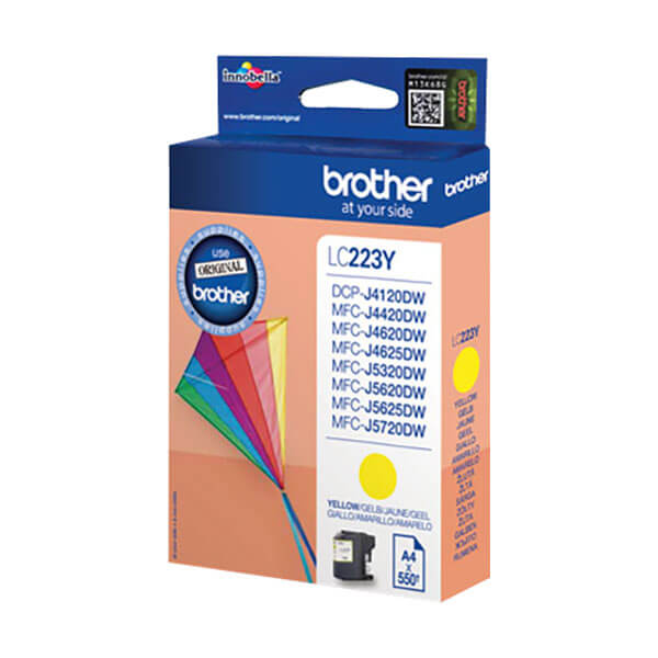 Brother LC-223 Druckerpatrone Gelb – Original