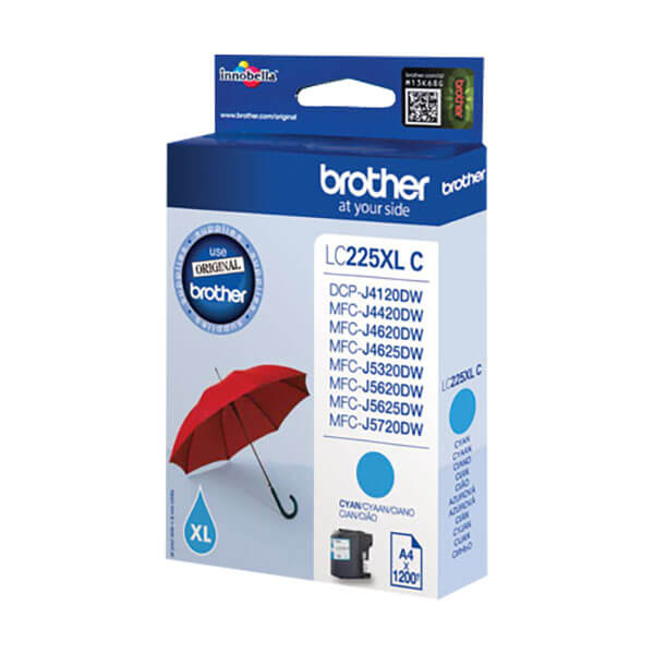 Brother LC-225 Druckerpatrone Cyan – Original