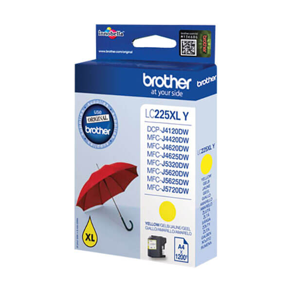 Brother LC-225 Druckerpatrone Gelb – Original