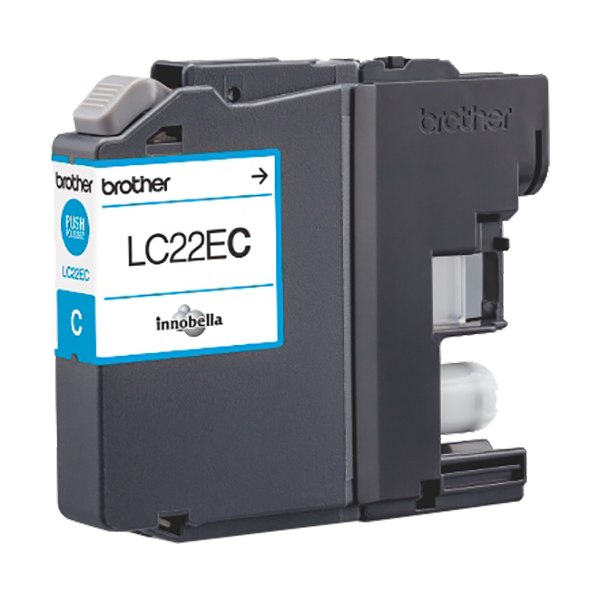 Brother LC-22E Druckerpatrone Cyan – Original
