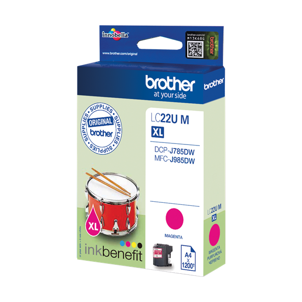Brother LC-22U Druckerpatrone Magenta – Original
