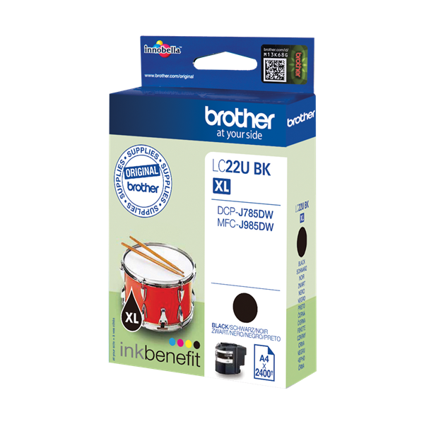 Brother LC-22U Druckerpatrone Schwarz – Original