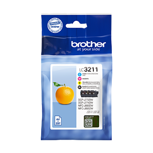 Brother LC-3211 Druckerpatrone 4er-Pack – Original
