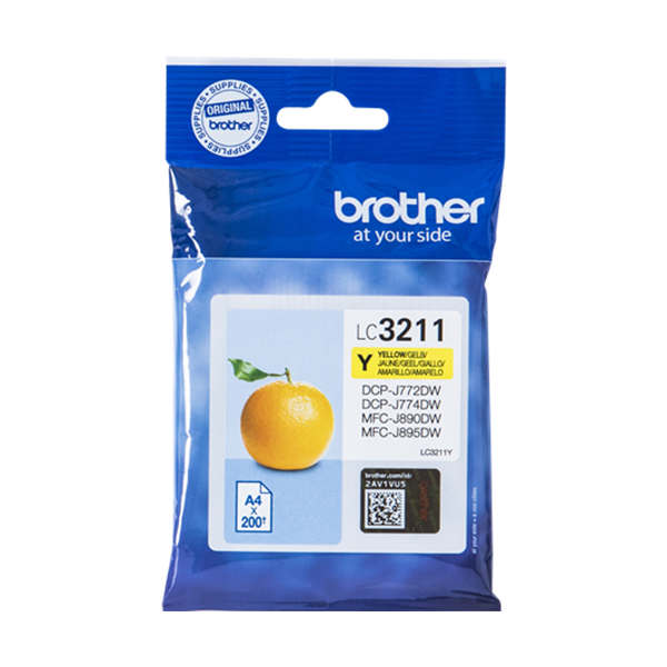 Brother LC-3211 Druckerpatrone Gelb – Original