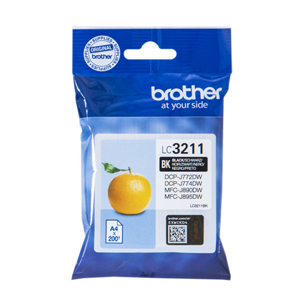 Brother LC-3211 Druckerpatrone Schwarz – Original