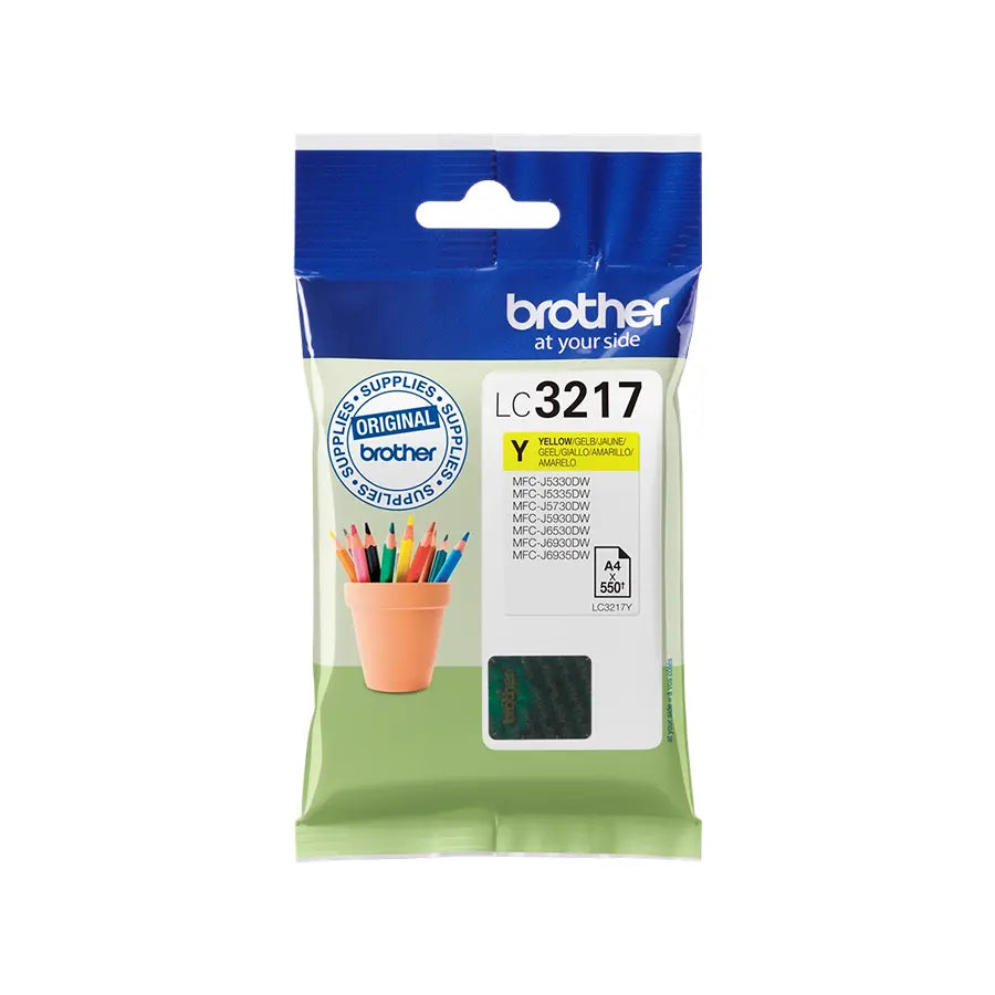 Brother LC-3217 Druckerpatrone Gelb – Original