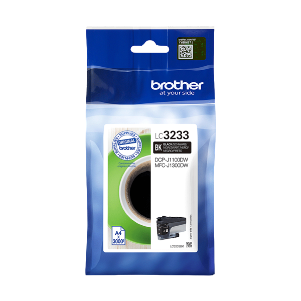 Brother LC-3233BK Druckerpatrone Schwarz – Original