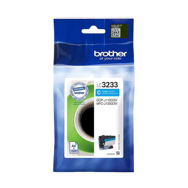Brother LC-3233C Druckerpatrone Cyan – Original