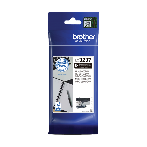 Brother LC-3237BK Druckerpatrone Schwarz – Original