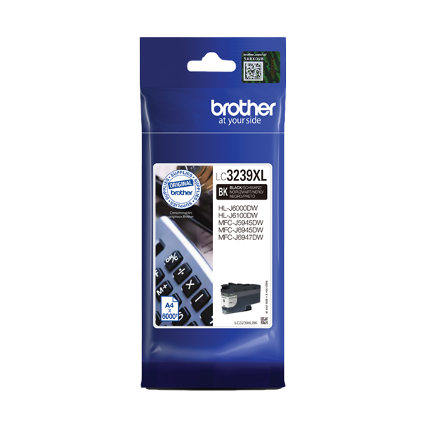 Brother LC-3239XLBK Druckerpatrone Schwarz – Original