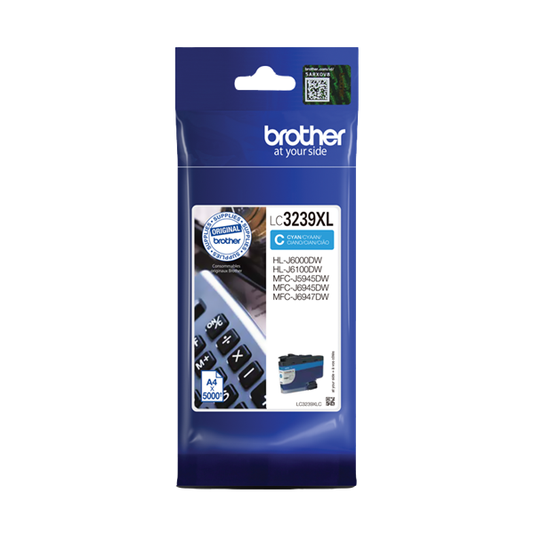 Brother LC-3239XLC Druckerpatrone Cyan – Original