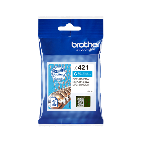 Brother LC-421C Druckerpatrone Cyan – Original