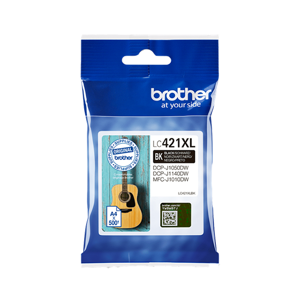 Brother LC-421XLBK Druckerpatrone Schwarz – Original