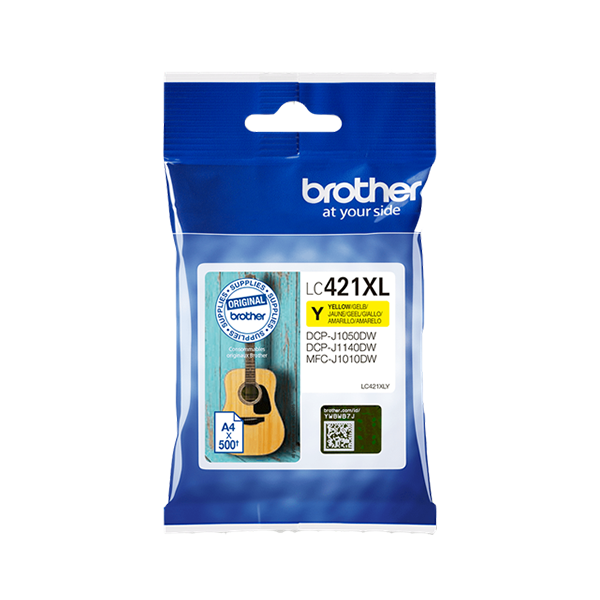 Brother LC-421XLY Druckerpatrone Gelb – Original