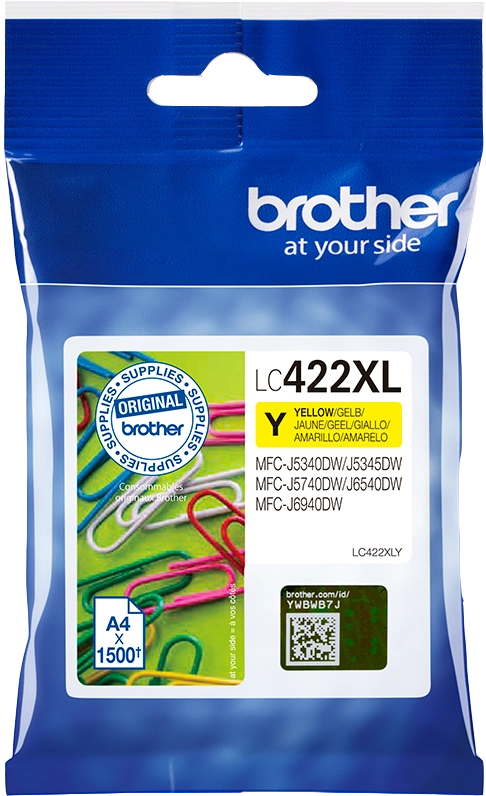 Brother LC-422XLY Druckerpatrone Gelb – Original