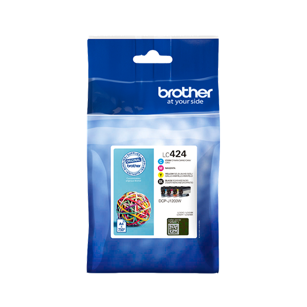 Brother LC-424 Druckerpatrone 4er-Pack – Original
