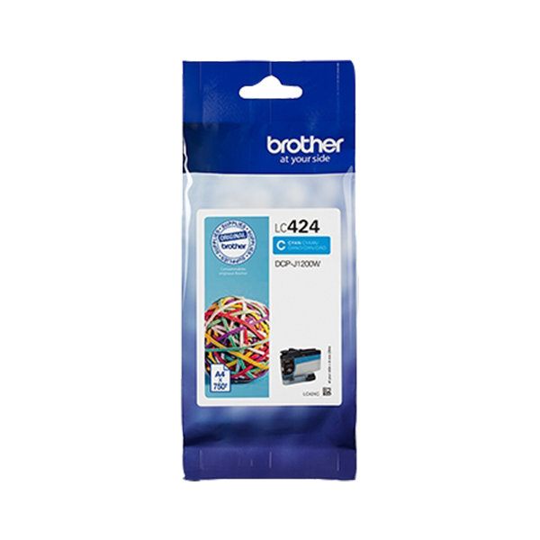 Brother LC-424C Druckerpatrone Cyan – Original