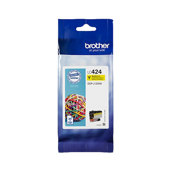 Brother LC-424Y Druckerpatrone Gelb – Original