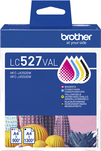 Brother LC 527 Druckerpatrone 4er-Pack – Original