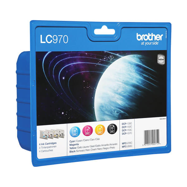 Brother LC-970 Druckerpatrone 4er-Pack – Original