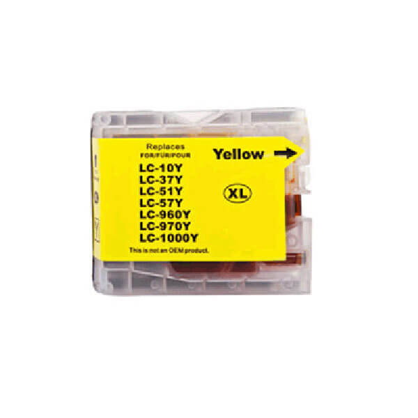 Brother LC-970 Druckerpatrone Gelb – kompatibel