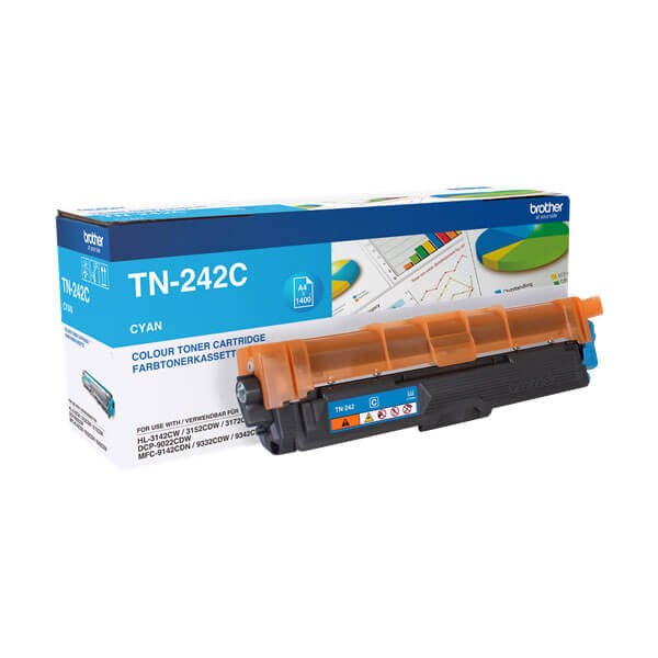 Brother TN-242 Toner Cyan – Original