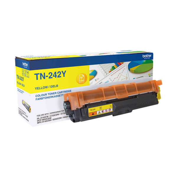 Brother TN-242 Toner Gelb – Original
