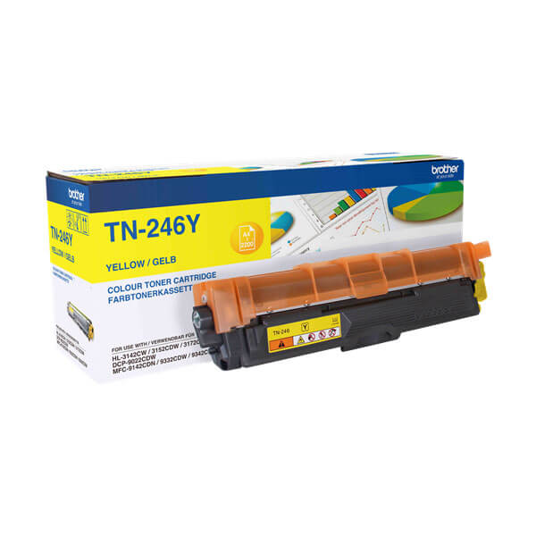Brother TN-246 Toner Gelb – Original