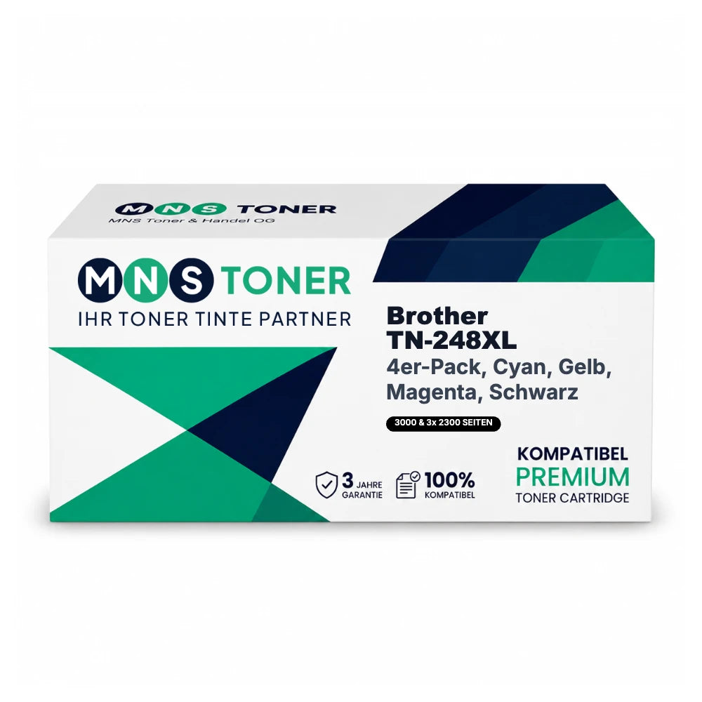 Brother TN-248XL Toner 4er-Pack – kompatibel