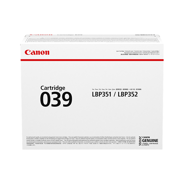 Canon 039 Toner Schwarz – Original