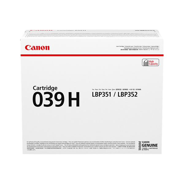 Canon 039H Toner Schwarz – Original