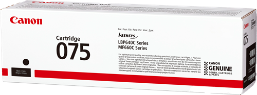 Canon 075 bk Toner Schwarz – Original