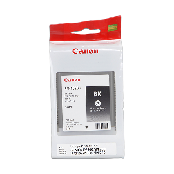 Canon 102bk Druckerpatrone Schwarz – Original