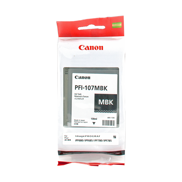 Canon 107mbk Druckerpatrone Schwarz (Matt) – Original