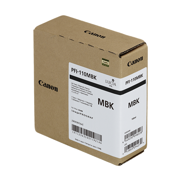 Canon 110mbk Druckerpatrone Schwarz (Matt) – Original
