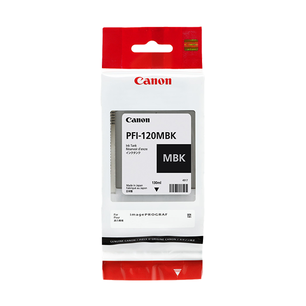 Canon 120mbk Druckerpatrone Schwarz (Matt) – Original